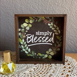 simply blessed farmhouse decor